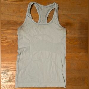 Lululemon Swiftly Blue Gray Tank